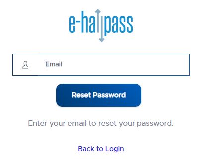 ehallpass reset password